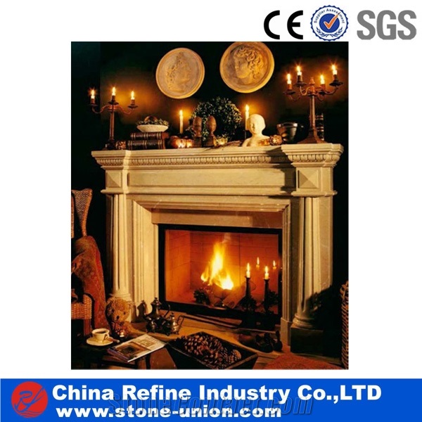 Classical Marble Fireplace Mantel