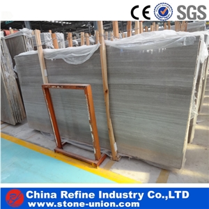 Hot Selling Grey Wooden Marble Slab