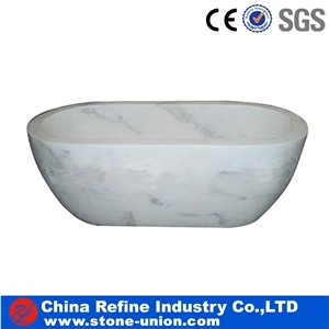 Natural Stone Bathtubs, Natural White China Marble Bath Tubs