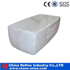 Natural Stone Bathtubs, Pure White Marble Factory Wholesale