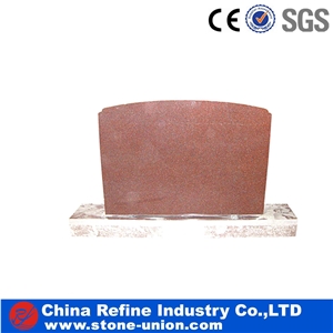 Red Granite Tombstone/Monument, Red Granite Monument & Tombstone,Western Style Monuments,Single Monuments