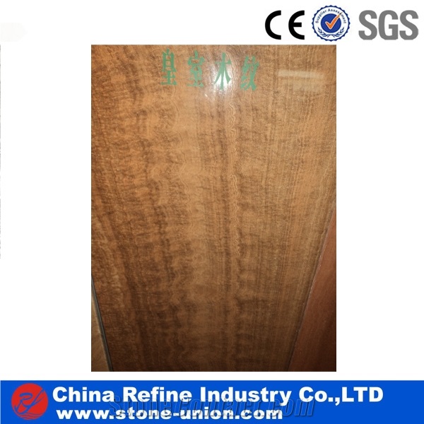 Royal Gold Wood Veins Marble Brown Wood Vein Marble & Popular Royal Wood Yellow Marble for Project