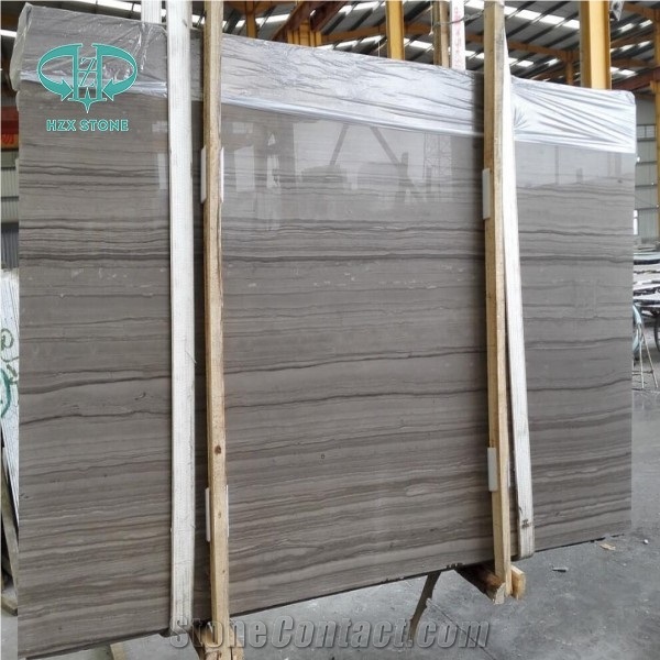 Athen Grey Marble Slabs & Tiles,Athen Wood Grey Serpenggiante China Marble on Sale