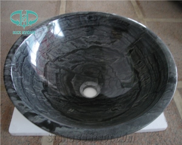 Beige Travertine Wash Bowls, Beige Sinks Made by Natural Stone, Scabos Travertine Basins