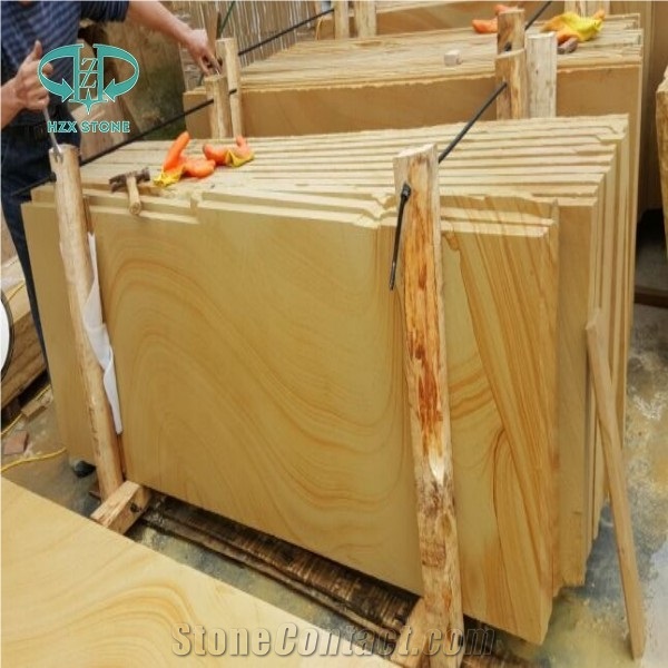 Beige Wooden Sandstone, China Sandstone Tiles, Sandstone,Sandstone Slabs & Tiles for Sale, Sandstone Slabs, Floor Covering