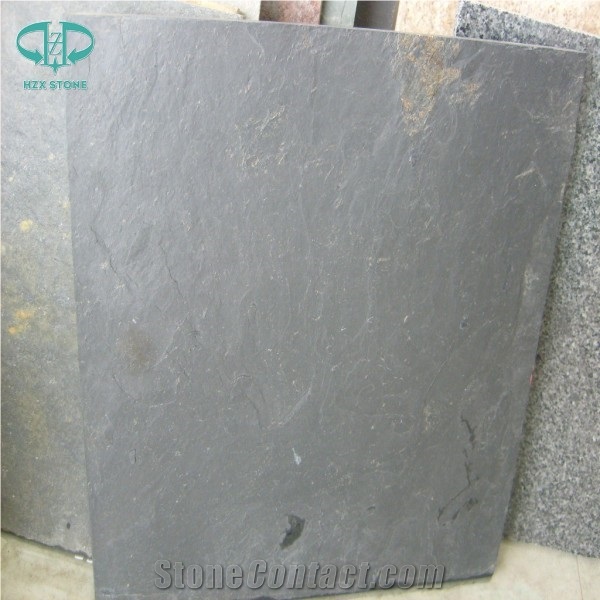 Black Slate,Cultured Stone, Wall Cladding, Stacked Stone Veneer Clearance, Manufactured Stone Veneer for Floor