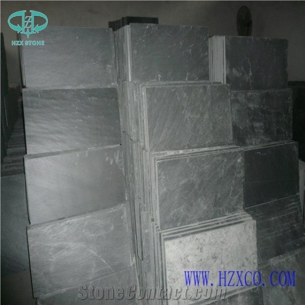 Black Slate for Cultured Stone, Wall Cladding, Stacked Stone Veneer Clearance, Manufactured Stone Veneer