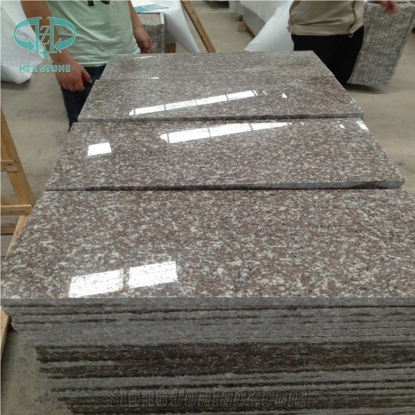 China G664 Granite Slabs, Luna Pearl Granite, Luoyuan Bainbrook Brown Big Slabs, Black Spots Brown Granite, Misty Brown, Polished Granite Gangsaw Slab & Strips(Small Slabs)&Tiles & Customized