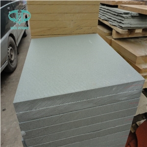 China Green Sandstone Slabs & Tiles, Sandstone Wall Tiles, Sandstone Floor Covering