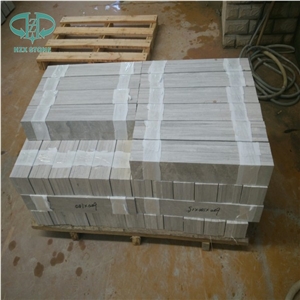 China White Wooden Marble Cross Cut Slab,Guizhou Grey Wooden Light Marble Tiles, Cloud Serpeggiante for Wall,Pattern
