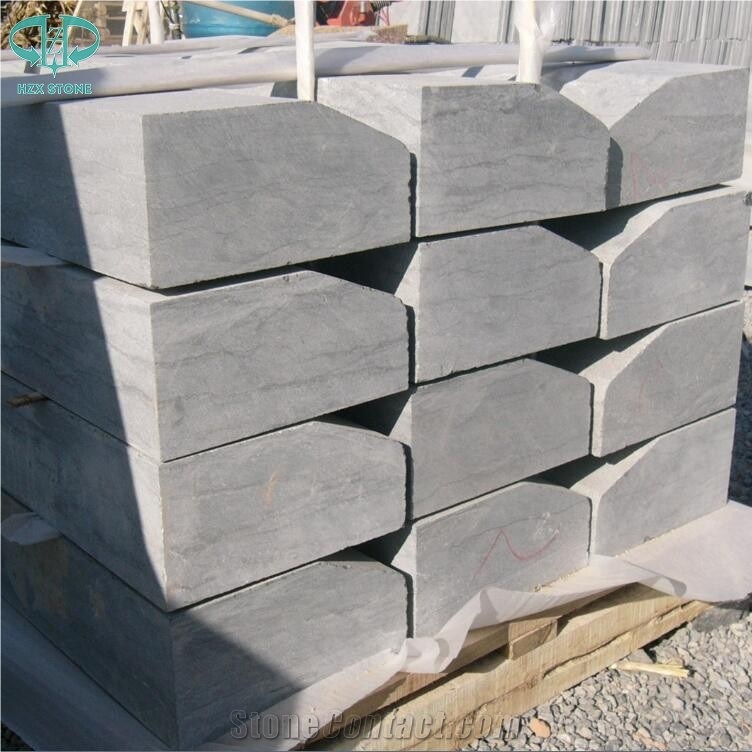 Chinese Factory Of G654 Pandang Dark Grey Granite Vehicle Barrier Kerb Stone,Granite Kerbstone,Granite Curbs,Curbstone
