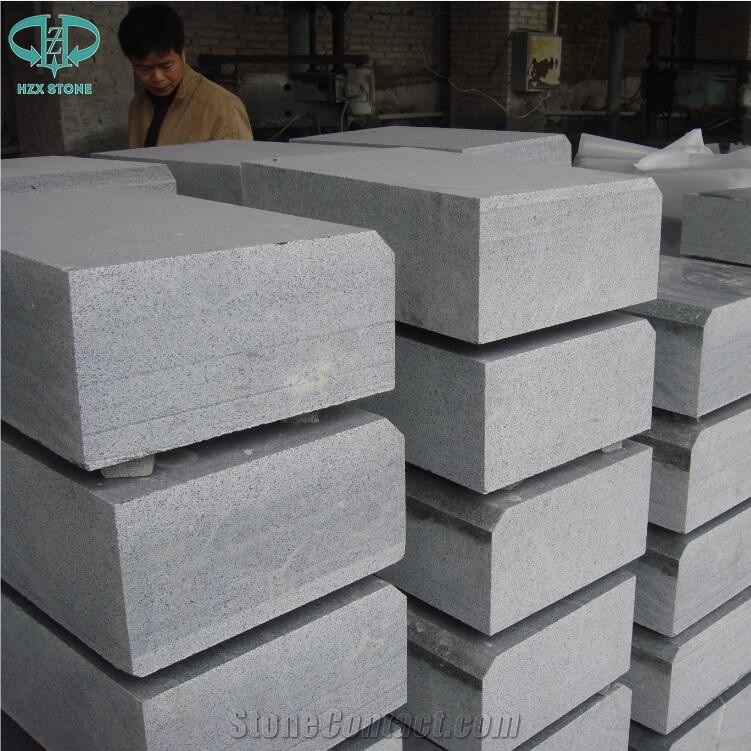Chinese G654 Pandang Dark Grey Exterior Outdoor Granite Steps,Deck Stairs,Stair Riser,Stair Treads,Staircase