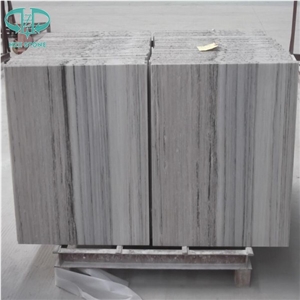 Crystal White Wooden Honed Marble, Wooden Marble, White Wood Grain Marble, Crystal Wooden Vein White Marble Honed Tiles