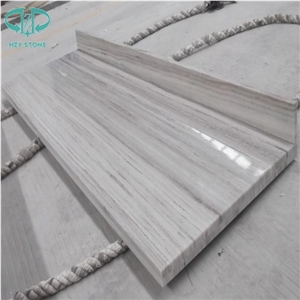 Crystal White Wooden Honed Marble, Wooden Marble, White Wood Grain Marble, Crystal Wooden Vein White Marble Honed Tiles