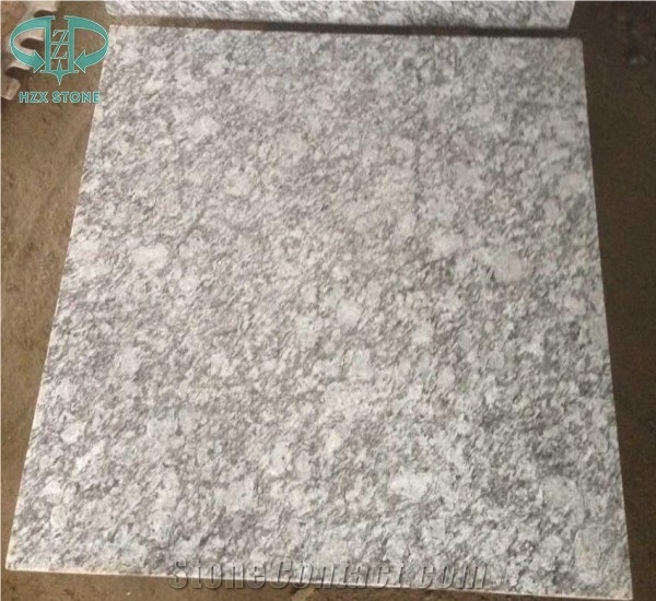 G377,Spray White Granite Tiles,White Wave,Seawave Flower,Seawave White, Breaking Waves, Seawave Grey,Polished/Flamed China White Granite Stone for Wall & Floor Tiles