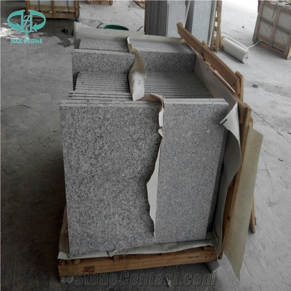 G602 Light Granite Grey Tile , Cut-To-Size, Flamed,Polished,Sandblasted Promotion for Stage Face Plate, Wall Cladding Outdoor Pavers