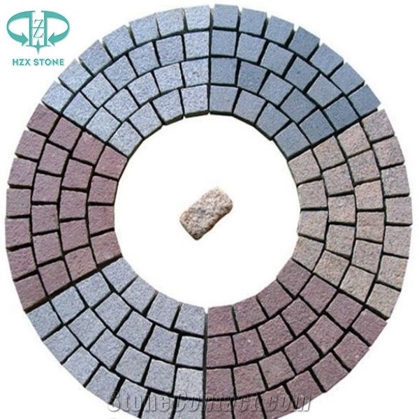 G654 Dark Grey Granite Cube Stone/China Dark Grey Granite Exterior Paving Stone for Floor Covering