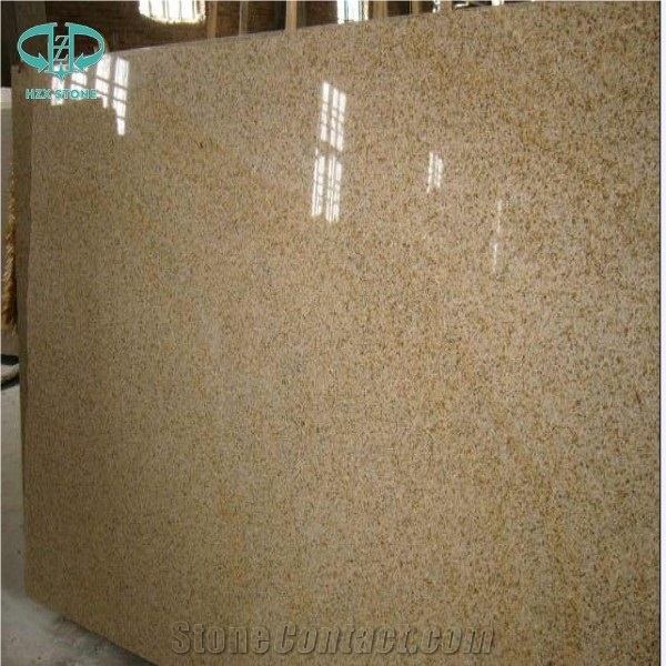 G682 Granite,Misty Rusty Yellow,Giallo Rusty, Desert Gold,Giallo Fantasia,Giallo Ming, Giallo Rustic, Gold Leaf China, Golden Peach, Padang Amarillo Polished Slabs