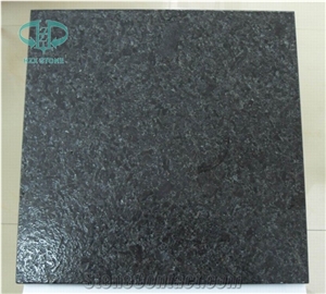 G684 Flamed Black Pearl Basalt China Black Basalt Tiles & Slabs