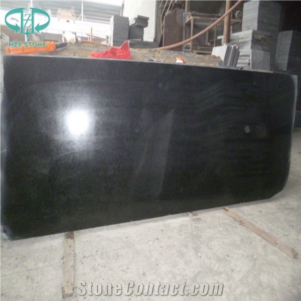 G684 Polished Honed Black Granite Slabs,Black Granite Tiles for Flooring,Wall Cladding,Countertops
