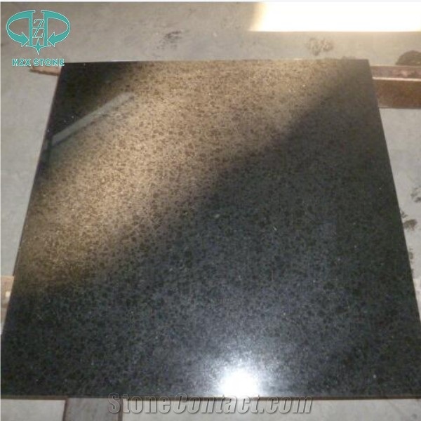 G684 Polished Raven Black Granite Tiles Polished,Black Pearl Granite Tiles for Wall Cladding,Flooring,Paving Stone