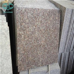 G687 Granite Tiles for Floor and Wall Covering, China Red Granite Polished Tiles, Cherry Pink Flamed Tiles&Slabs, Floor Covering, Wall Cladding