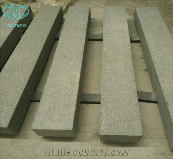 Hainan Grey Basalt Kerbstone / China Bush Hammered Grey Basalt/ Inca Grey / Lava Stone / Basaltina / Basalto Kerbstone/Road Stone/Paving Stone/Curbstone