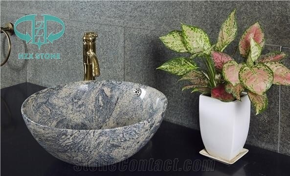 High Quality & Cheap China Juparana Tile & Slabs, G261,Kitchen Sinks,Bathroom Basins,Bowls,Wash Basins,Vessel Sinks,Round Sinks Multi-Color Granite
