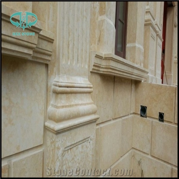 Jerusalem Gold Medium Limestone Slabs & Tiles, Yellow Limestone Floor Tiles, Wall Tiles