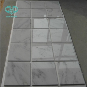 Oriental White Marble Tile & Slab, China Eastern White Marble Tile, China Carrara White Marble Tile, Grey Veins White Marble Tile