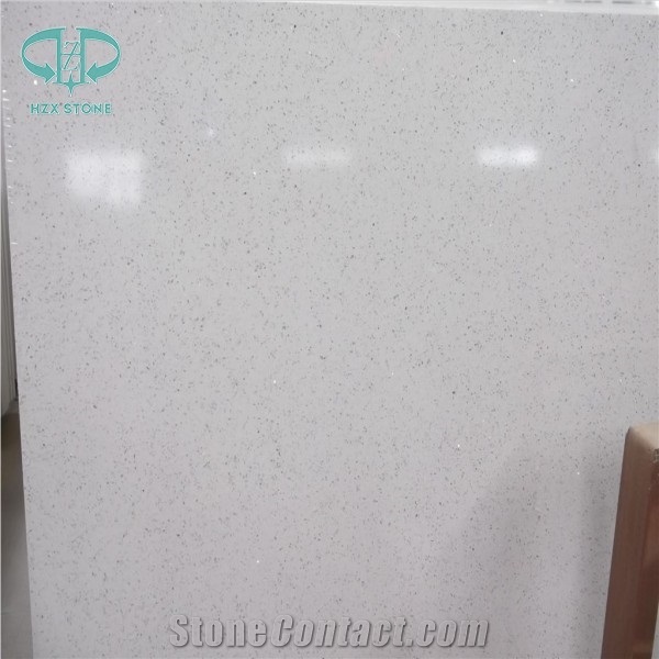 Pure White Quartz, Engineered Stone, White Galaxy Quartz Slabs & Tiles, Pure White Engineered Quartz, Wall Cladding, Covering Floor