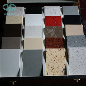 Pure White Quartz Slab, Crystal White Quartz Stone Tile, Black Quartz Stone Countertop,Red Engineered Stone, Yellow Spark Quartz