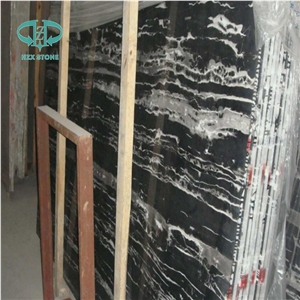 Silver Dragon Marble,White & Black Vein Marble,Tile & Slabs,For Walling & Flooring
