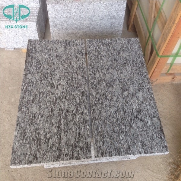 Spray White Granite Slabs & Tiles, Sea Wave Flower, Sea Wave Flower Granite, Seawave Grey Granite for Walling, Flooring, China Grey Granite