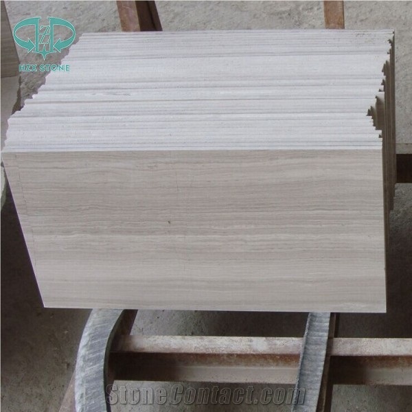 Vein Cut White Wooden Marble Tile, China Grey Wooden Marble Floor Covering Tiles, Timber Wooden Marble Wall Covering Tiles, Guizhou Marble Pattern