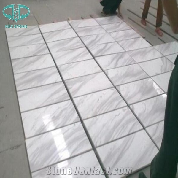 Volakas White Marble Slabs & Tiles, Polished Marble Flooring Tiles, Walling Tiles