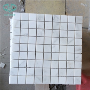 White Brick Mosaic, Danba White Marble Mosaic, Polished/Honed Mosaic for Wall&Floor