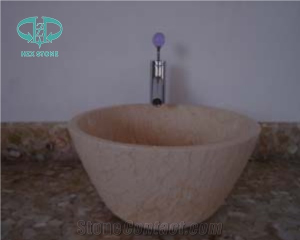 Wood Grain Onyx Sinks, Onyx Basin, Farm Sink, Natural Stone Kitchen Custom Countertops with Sinks & Basins