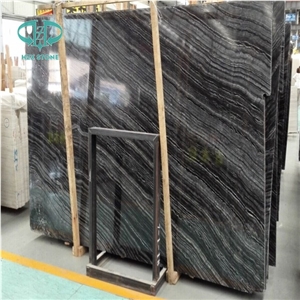 Wooden Grey Marble Slabs, Black Tree Marble, Marble Stone, Ancient Wood Vein Marble Tiles, Black Wooden Marmor