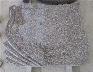 China Quarry Owner Tea Brown G664 Headstone, G664 Hungary Headstone, Granite G664 European Headstone