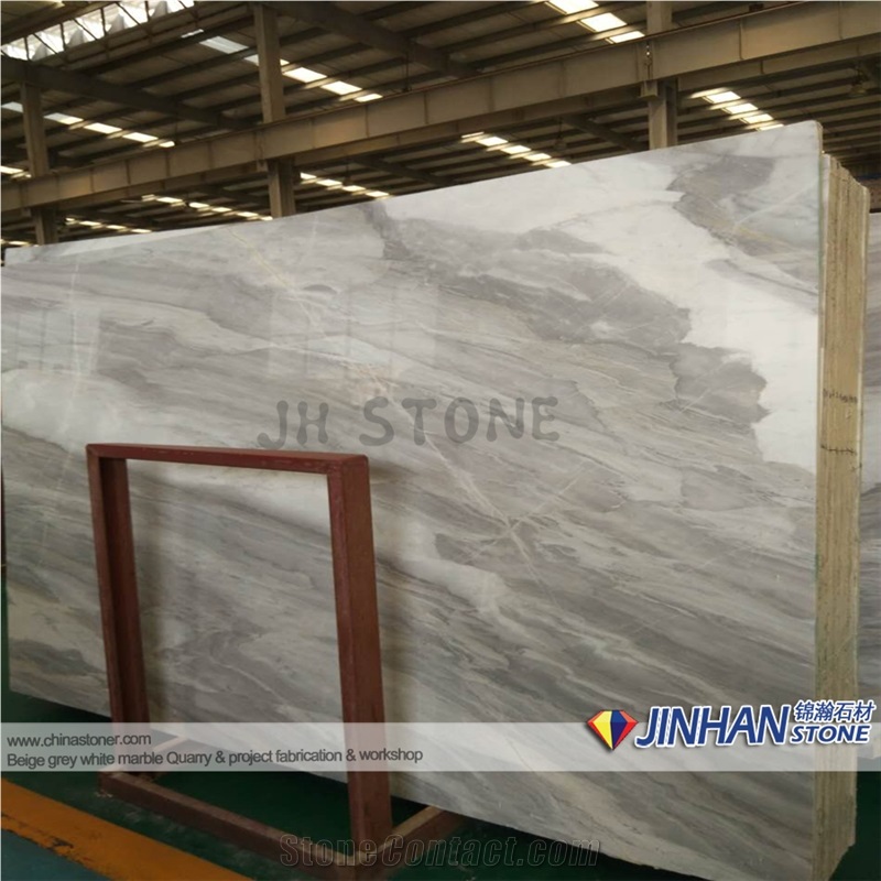 Ice Age White Marble Tile & Slab, China White Marble Tiles & Slabs, China Grey Marble Flooring Covering Tiles Slabs, Binheshiji Marble Wall Covering Panels