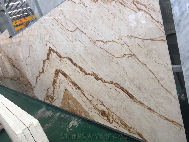 Menes Gold, King Menes Gold Marble, Sofitel Gold Marble, Crema Eva Evita Marble Tiles and Slabs for Decor Wall Covering Tile and Floor Covering Tile