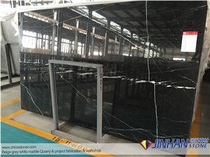 Polished Chinese Black Marble Slabs, Polished Nero Marquina Marble Tiles,Black Marquina Marble Floor Tile, Oriental Black Marble Stairs,China Black with Vein Marble Slabs,China Absolute Black Marble