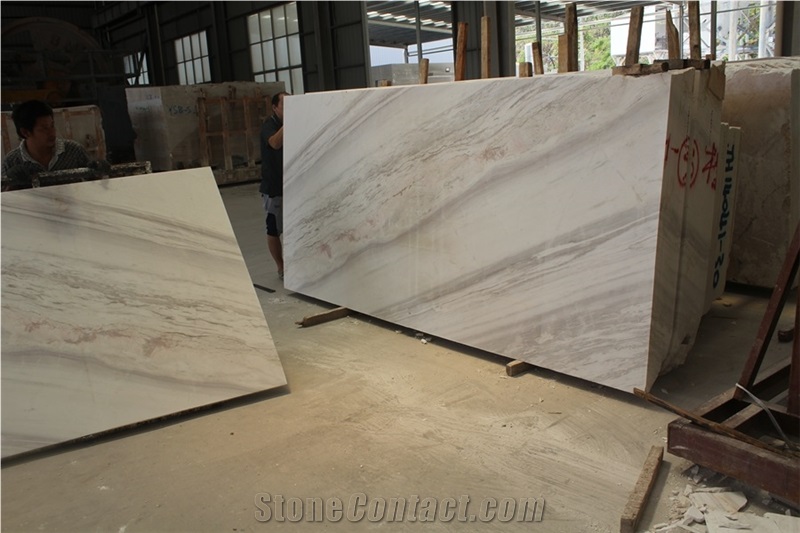 Volakas Semi White Marble Slabs & Tiles