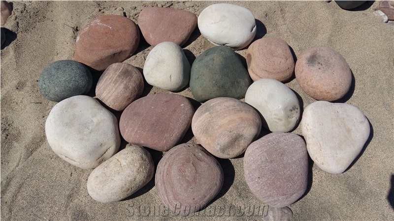 Color Mixed Pebble Stone