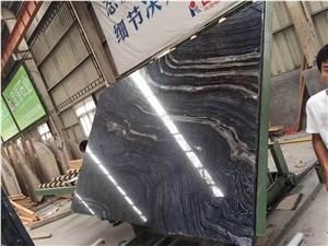 Antique Wooden Marble, Black Marble Slabs or Tiles, for Wall or Flooring Coverage