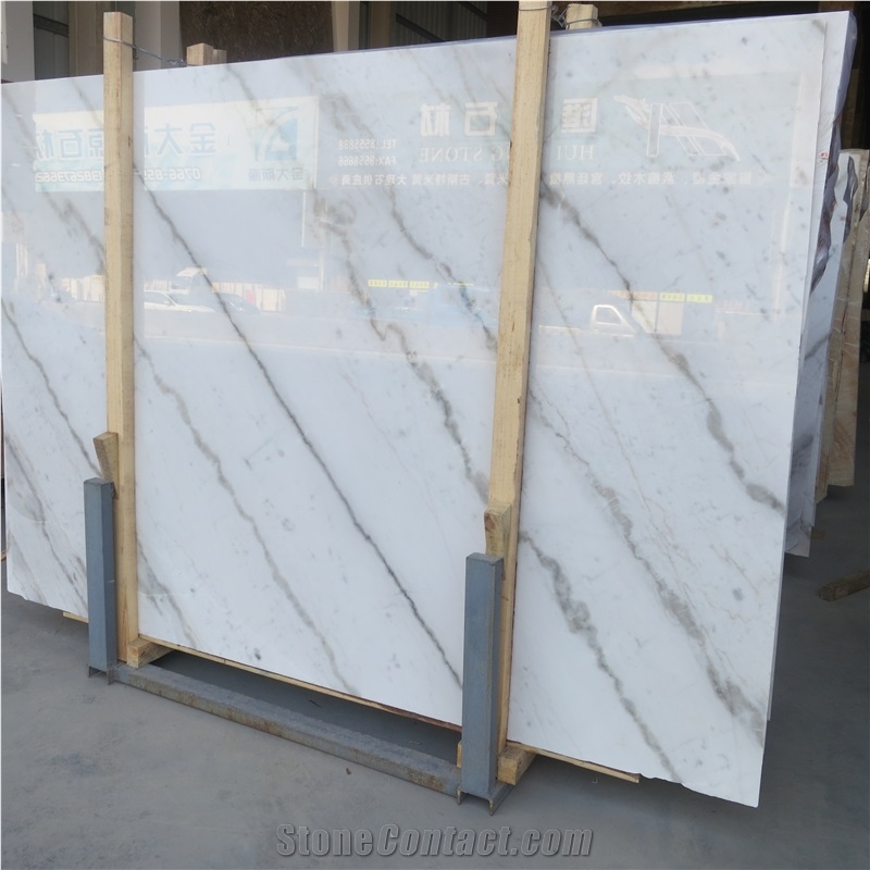 Athens White Marble, White and Light Grey Line Veins for Wall, Floor with High Quality and Nice Price