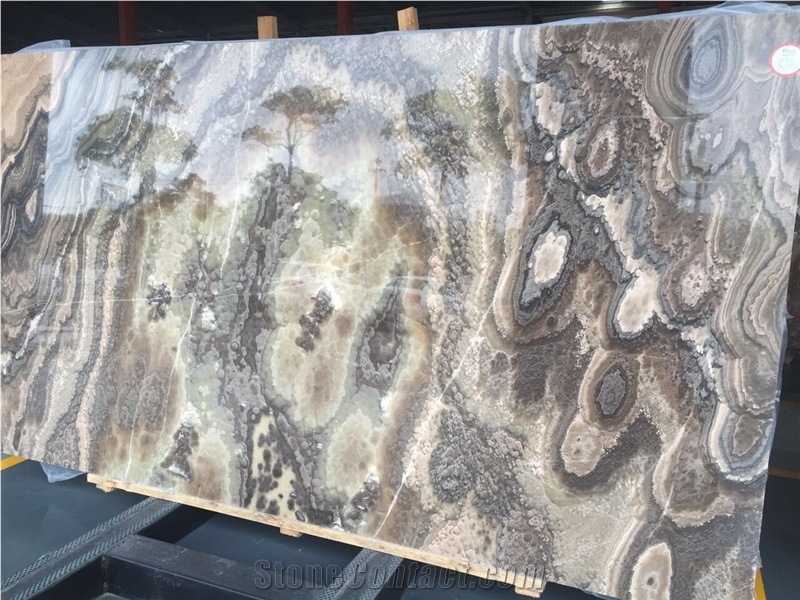 Classical Onyx, Classico Onice, Slabs or Tiles, Can Be Book-Matched, for Background Wall or Floor Covering