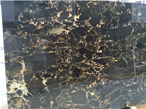 Golden Portoro Marble Slabs or Tiles for Wall or Flooring Coverage