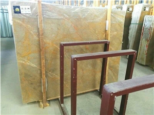 Golden Sunlight Marble, Yellow Marble, Slabs or Tiles, for Wall or Floor Coverage